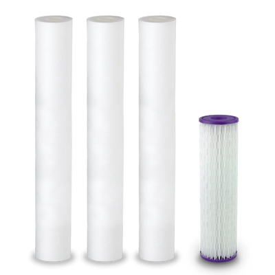 20" Pre-Filter Replacement 3-Pack + Post-Filter Replacement Bundle